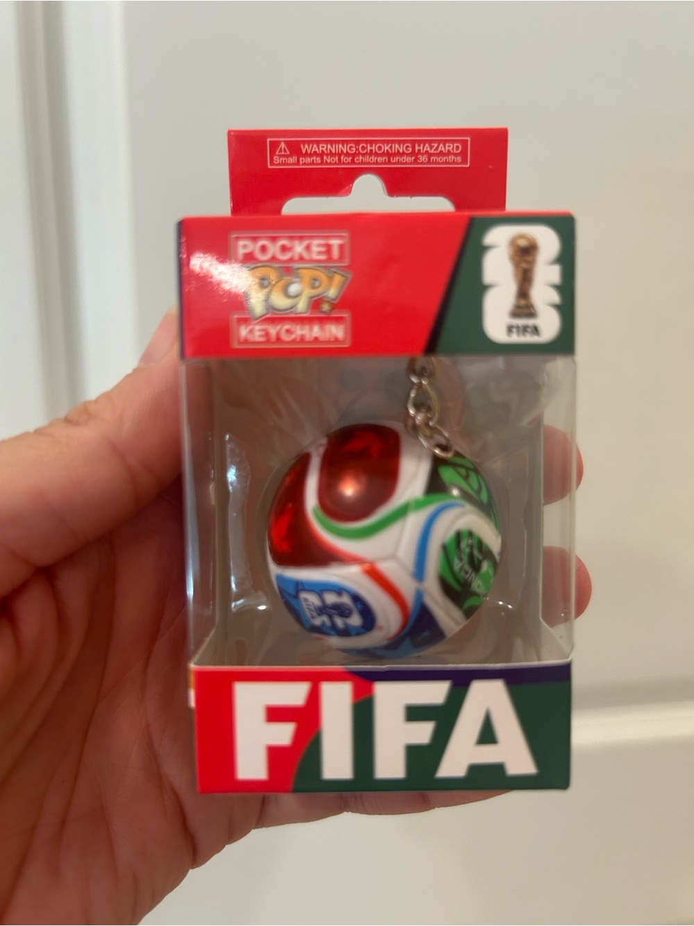 Pocket Pop! FIFA Multi-Color Soccer Ball Keychain
